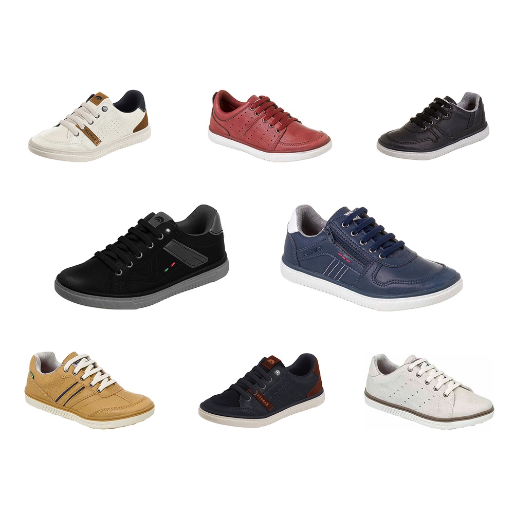 Tenis Sapatenis Casual Infantil Masculino Menino Outlet Promoção 3