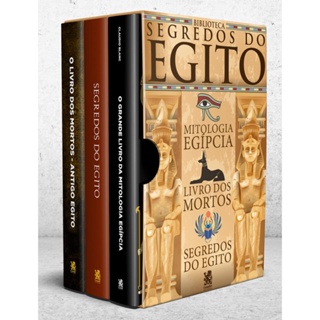 Box Segredos do Egito | Box com 3 Livros em Oferta na Shopee