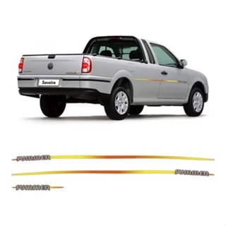 Adesivo Lateral/traseiro Faixa Saveiro E Parati Summer 2001 em Oferta na Shopee