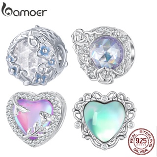 Bamoer Lua De Prata 925 E Pingente De Zircônio Rosa Série Jóias Para em Oferta na Shopee