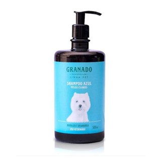 Shampoo Pet Azul Pelos Claros 500ml Granado