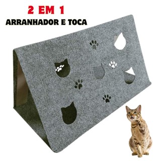 Arranhador Toca Túnel para Gatos Hello Pet