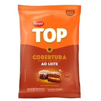 Cobertura de Chocolate ao Leite Top 1,010kg Gotas - Harald em Oferta na Shopee