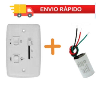 Controle P/ Ventilador De Teto Com Capacitor 3 velocidade deslizante 127v em Oferta na Shopee