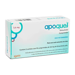 Apoquel 3,6mg Zoetis para Cães – Alívio eficaz da coceira e dermatites alérgicas