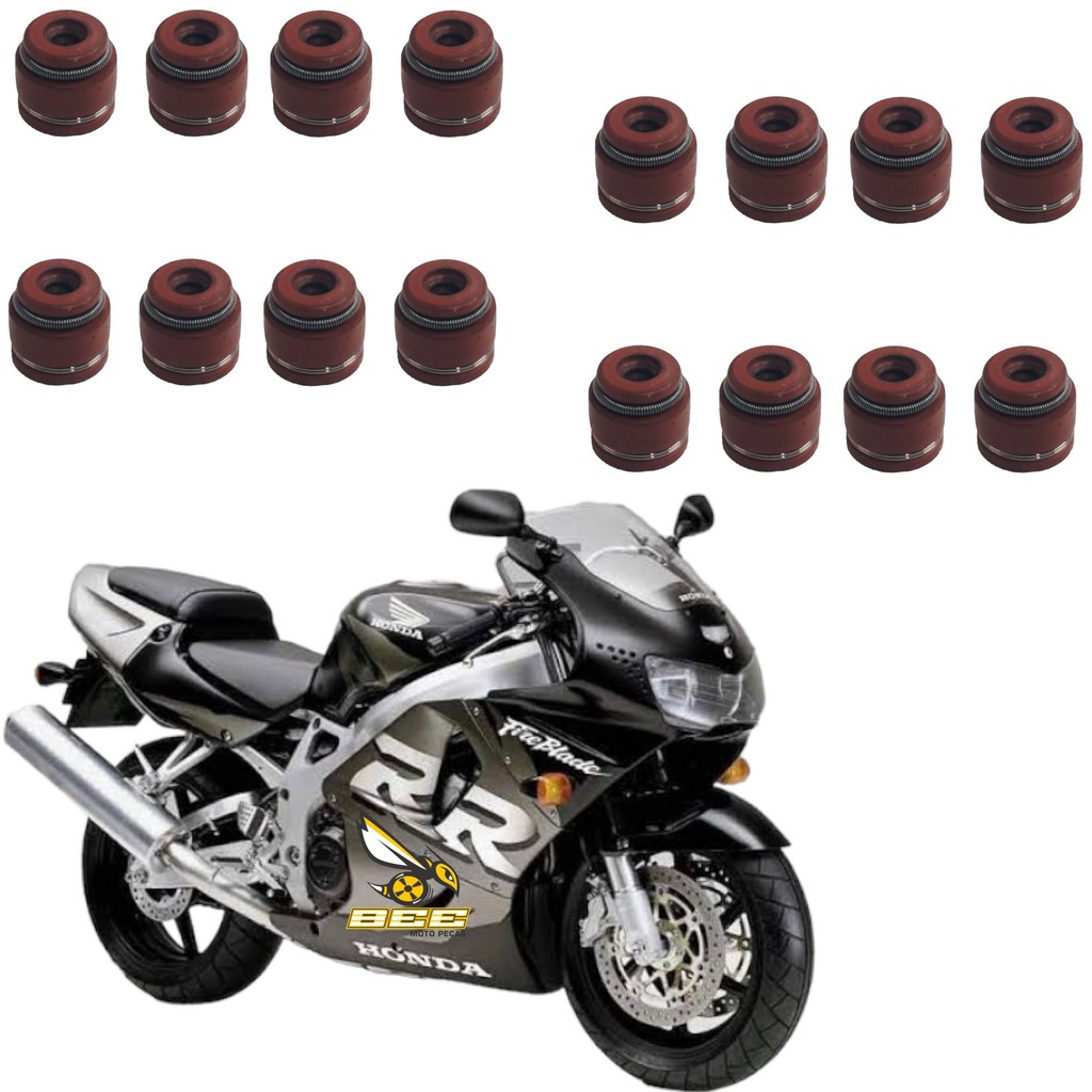 16 RETENTOR VALVULA CBR 900 RR FIRE BLADE 1993 1994 1995 1996 1997 1998 1999 2000 2001 2002 2003