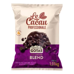 Gotas de Chocolate Fracionado Blend 1,01kg - Le Cacau