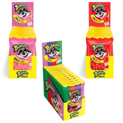 Bala Bubbaloo Vegana 15g c/12 - Sabores