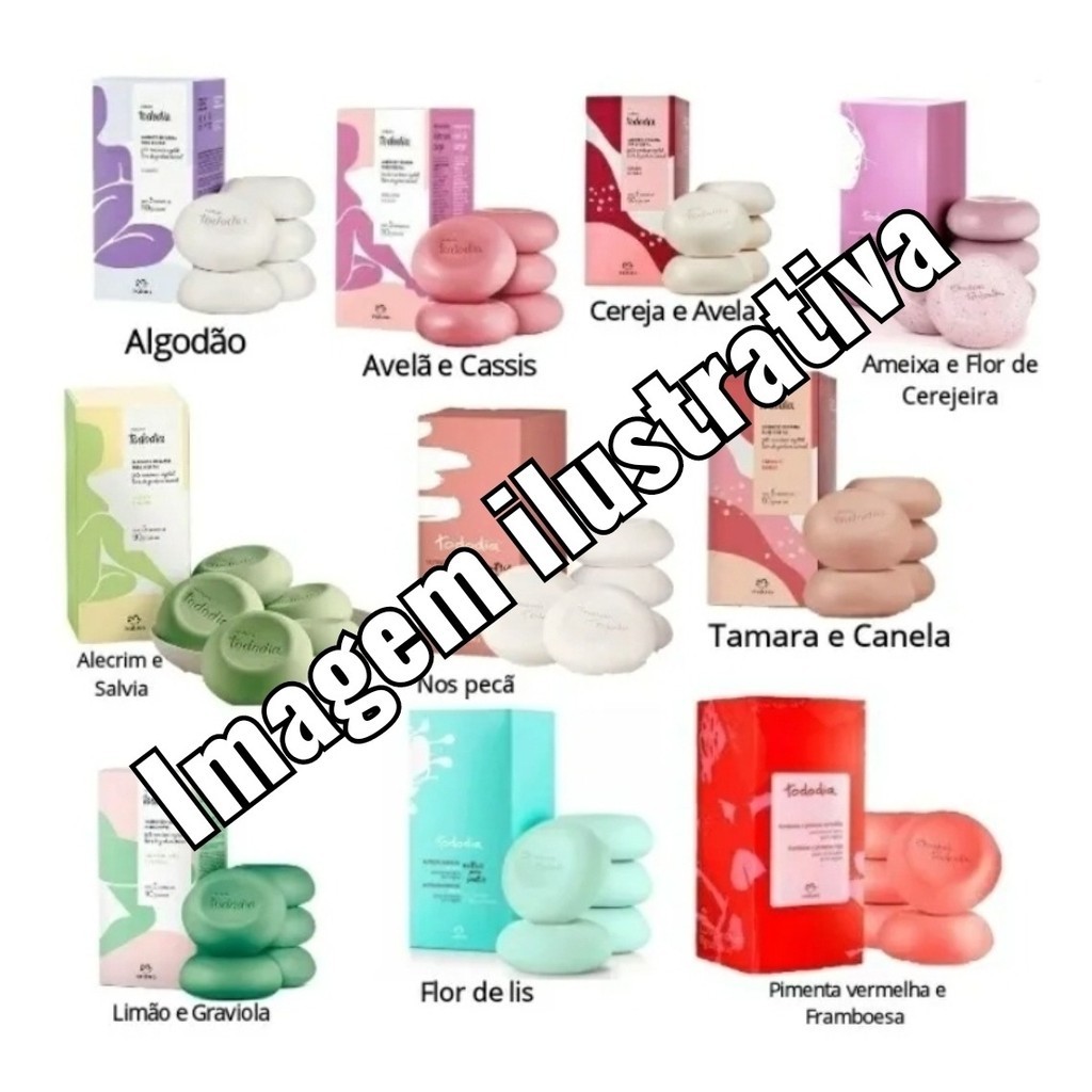 8 Caixas Sabonetes Natura Todo Dia