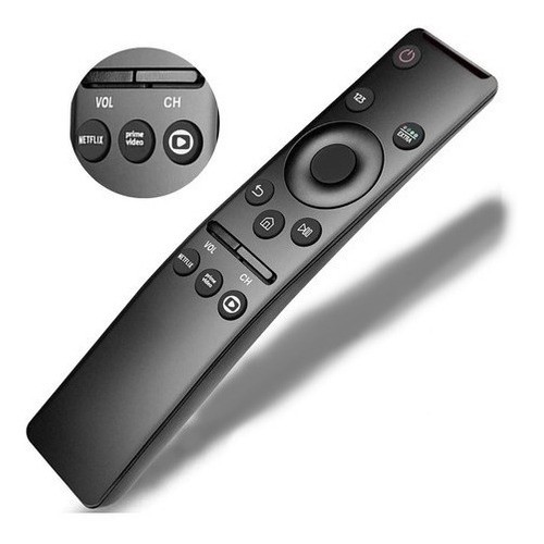 Controle Tv Samsung Smart 4K Led Universal Botão Aplicativos Netflix, Prime Video e GloboPlay