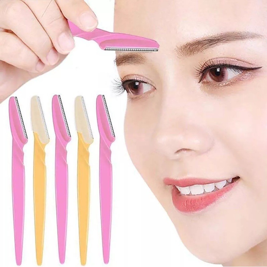 3/6/9 Lâminas Navalha Sobrancelha Rosto Depilação Dermaplaning em Oferta na Shopee