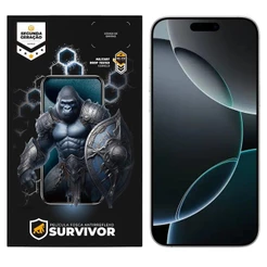 Película Protetora Fosca p/ iPhone 16 Pro com Aplicador - Survivor - Gshield