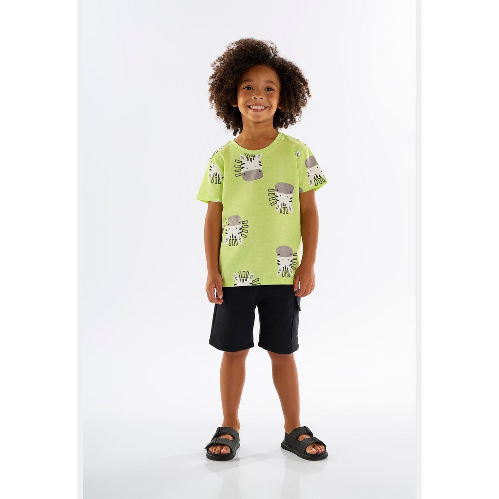 Conjunto Infantil para Menino com Camiseta e Bermuda Up Baby - Baby & Kids Fashion