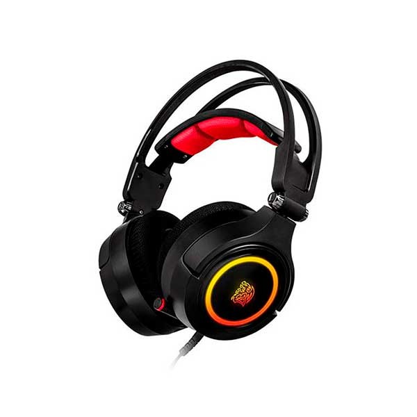 Headset Gamer Thermaltake Cronos Riing Rgb 7.1 Preto, Ht-cra-diecbk-20