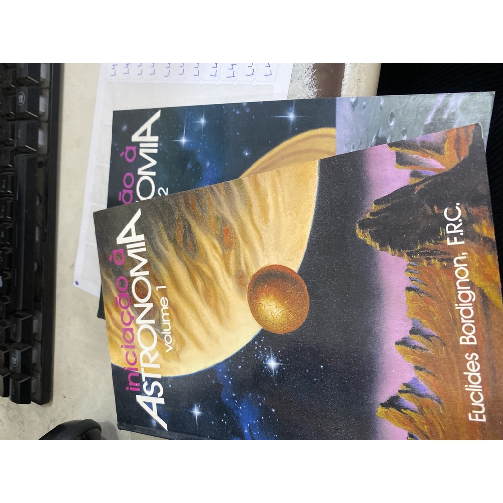 Iniciação à astronomia volume 1 e 2 de Euclides Bordignon