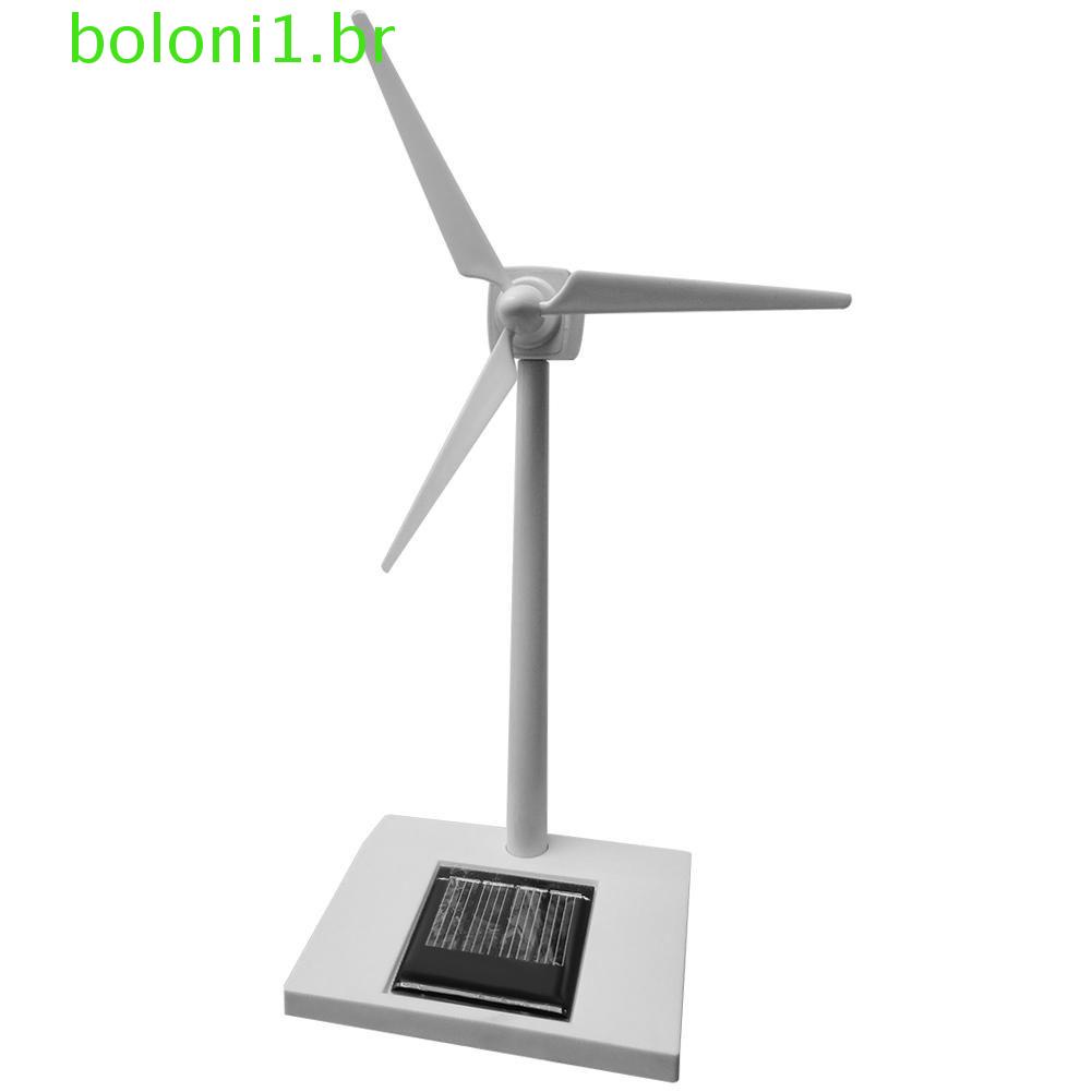 BOLONI 3D Moinho De Vento Brinquedo De Construção Branco Plástico ABS Para Crianças Menino Kits DIY Modelo