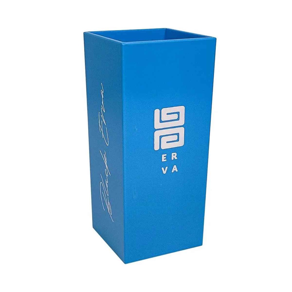 Cuia Copo Tereré Mate Plástico Quadrado Black Erva 270ml AZUL