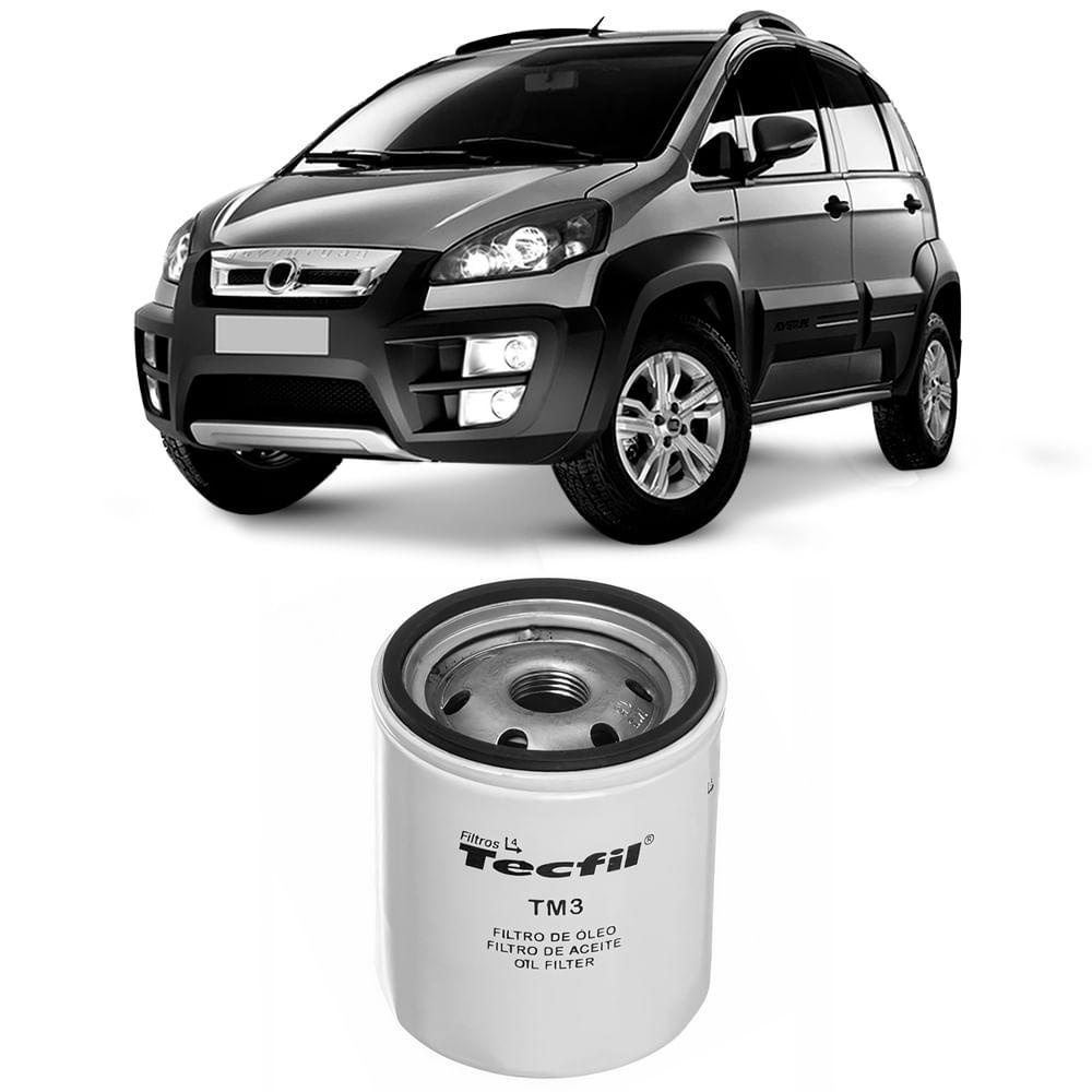 Filtro Óleo Fiat Idea 1.8 2005 A 2015 Psl18m Tecfil - Spare Parts and Accessories for Vehicles