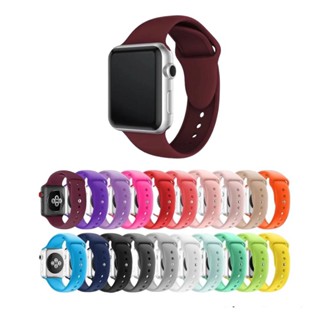 Pulseira Smartwatch Compatível 42-44mm De Silicone Várias Cores