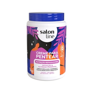 Creme Para Pentear Salon Line Nutricao Reparadora 1Kg em Oferta na Shopee