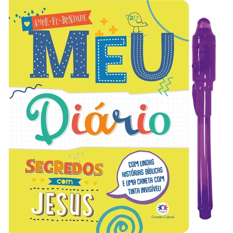 Meu Diário Segredos com Jesus em Oferta na Shopee