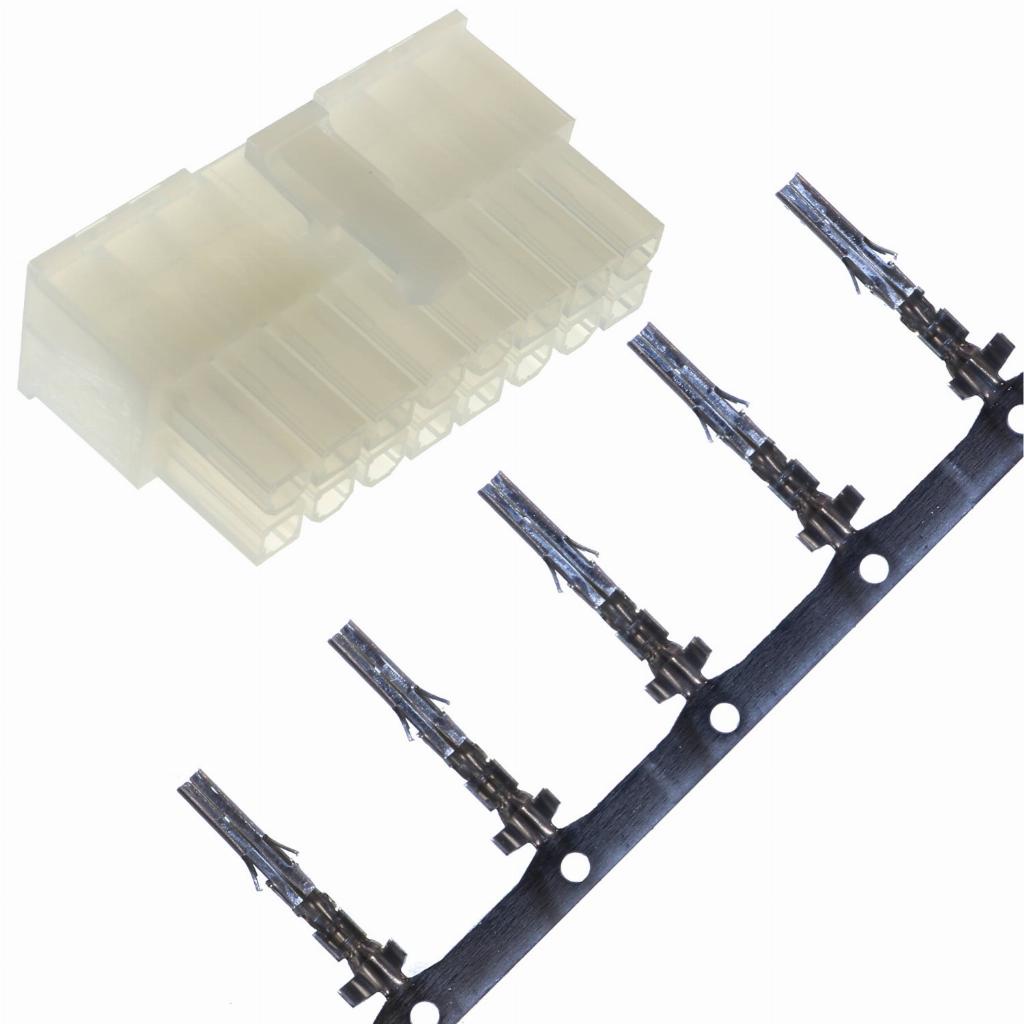 20 Kits Terminal e Alojamento Macho Mini Fit 16 Vias 4,20mm