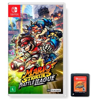 Jogo Mario Strikers Battle League Nintendo Switch Mídia Física em Oferta na Shopee
