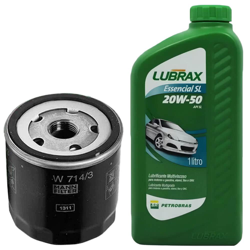 Detalhes do 4 Óleo Mineral 20W50 Lubrax e Filtro Oléo MANN Fiesta