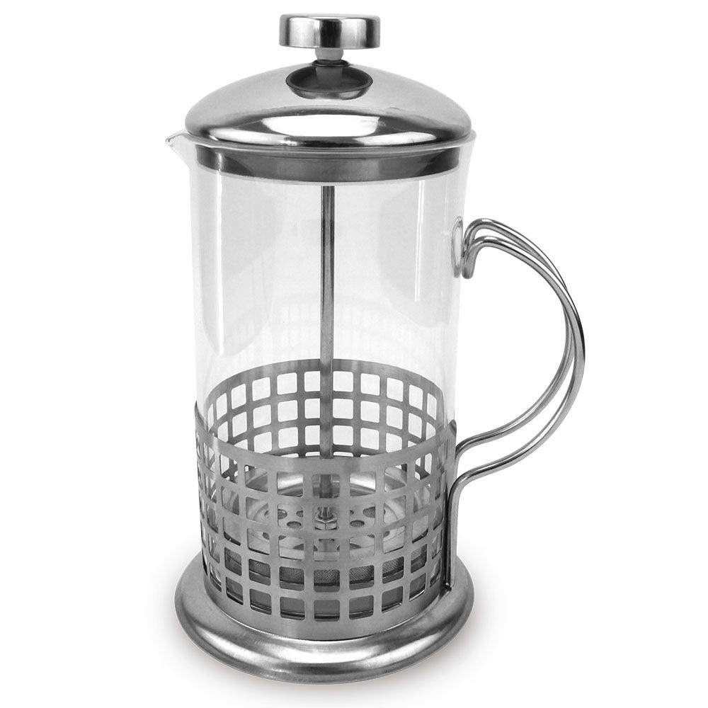 Cafeteira Prensa Francesa 600 ML French Press / Inox e Vidro / Marca Clink / Aproveite o melhor do seu café com a Prensa Francesa!