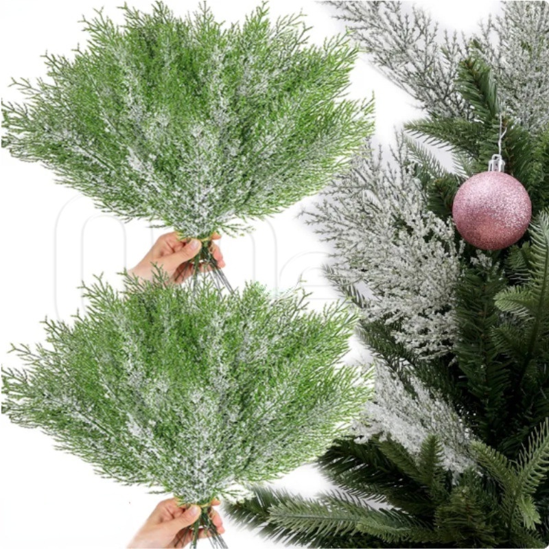 1/5 Unidades De Cedro Artesanal Simulado/Plantas Decorativas Para Festas De Natal/Arranjo De Flores Casa Decoração Folha