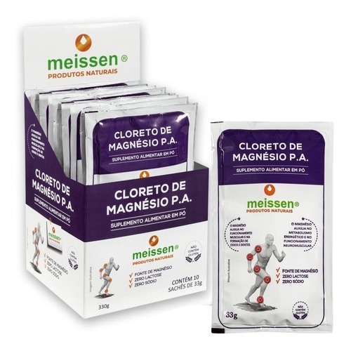 Cloreto De Magnesio Display 10 Saches - Meissen