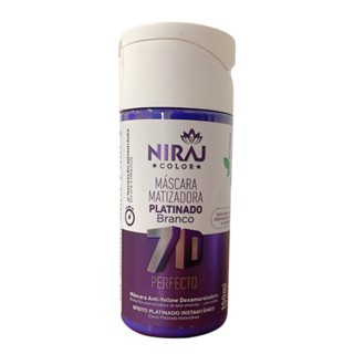 Máscara Matizador Desamarelador Platinado Branco Niraj 150ml