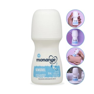 Desodorante Roll On Antitranspirante Sem Perfume Monange