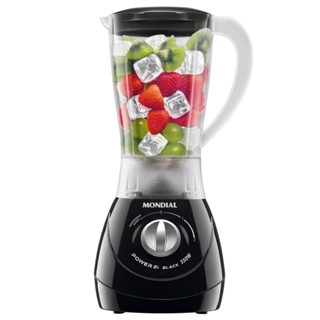 Liquidificador Mondial Power 550W 2 Velocidades 2 litros Black L29