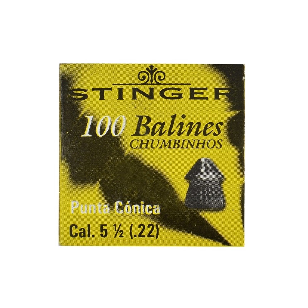 CHUMBINHO STINGER MD PONTA CONIC 5,5MM C/ 100 UNIDADES