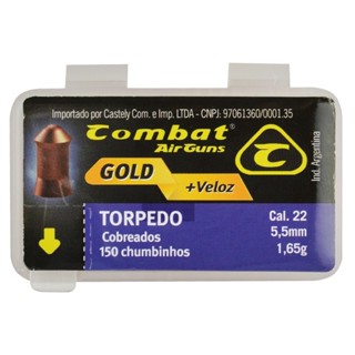 CHUMBINHO TORPEDO 5,5MM COBRE 150 UNIDADES