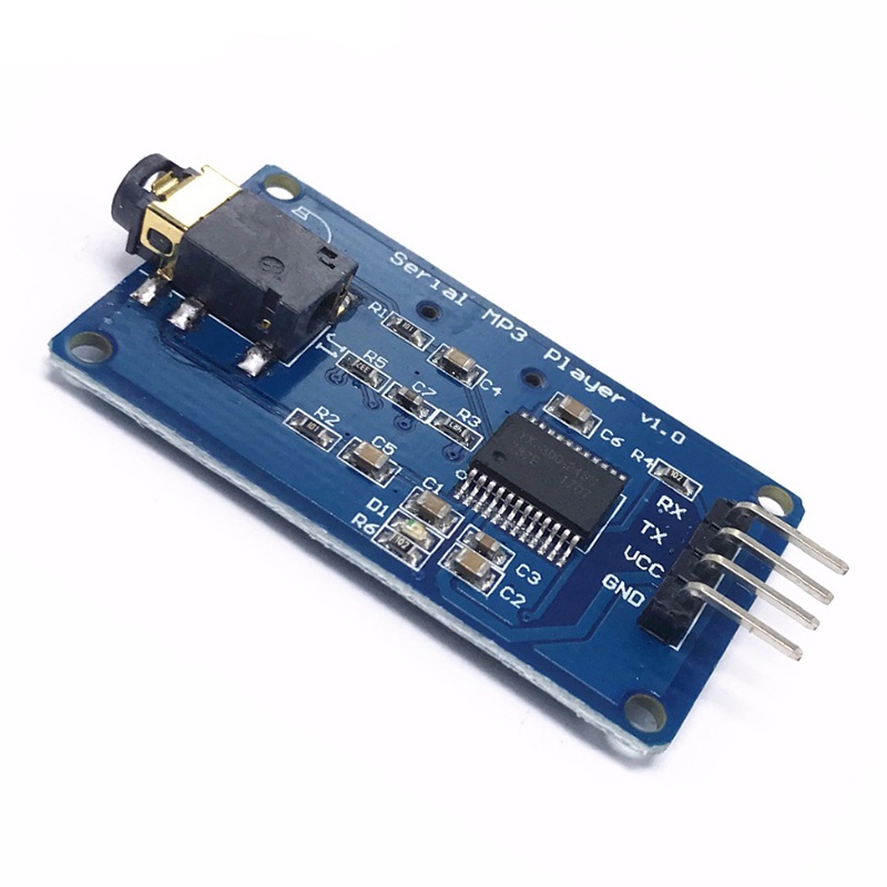 YX5300 UART TTL Controle Serial MP3 Módulo Leitor De Música Suporte MP3/WAV Micro SD/SDHC Cartão Para Arduino/AVR/Braço/