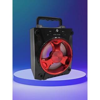 CAIXA DE SOM CARTÃO DE MEMÓRIA, AUX, USB E BLUETOOTH FM 15cm