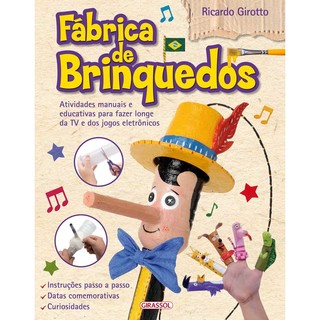 FÁBRICA DE BRINQUEDOS ATIVIDADES MANUAIS E EDUCATIVAS PARA FAZER LONGE DA TV E DOS JOGOS ELETRÔNICOS em Oferta na Shopee