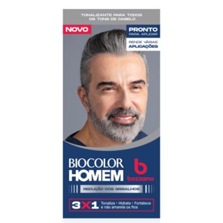 Tonalizante Redução cabelos grisalhos Biocolor Homem Bozzano