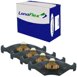 Kit Pastilha Freio Fiat Tipo 1.6 93 A 97 Dianteira Lonaflex