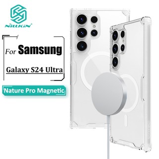 Capa Traseira À Prova De Choque Nillkin Nature Pro Samsung Galaxy S24 Ultra Case Magnético Fino Luxo TPU Transparente Airbag em Oferta na Shopee