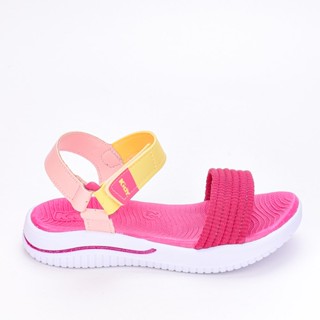 Sandália Infantil Feminina Kidy Fly Pink Amarelo