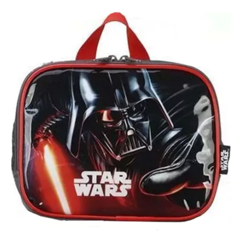 Merendeira Lancheira Escolar Infantil Star Wars Vermelho