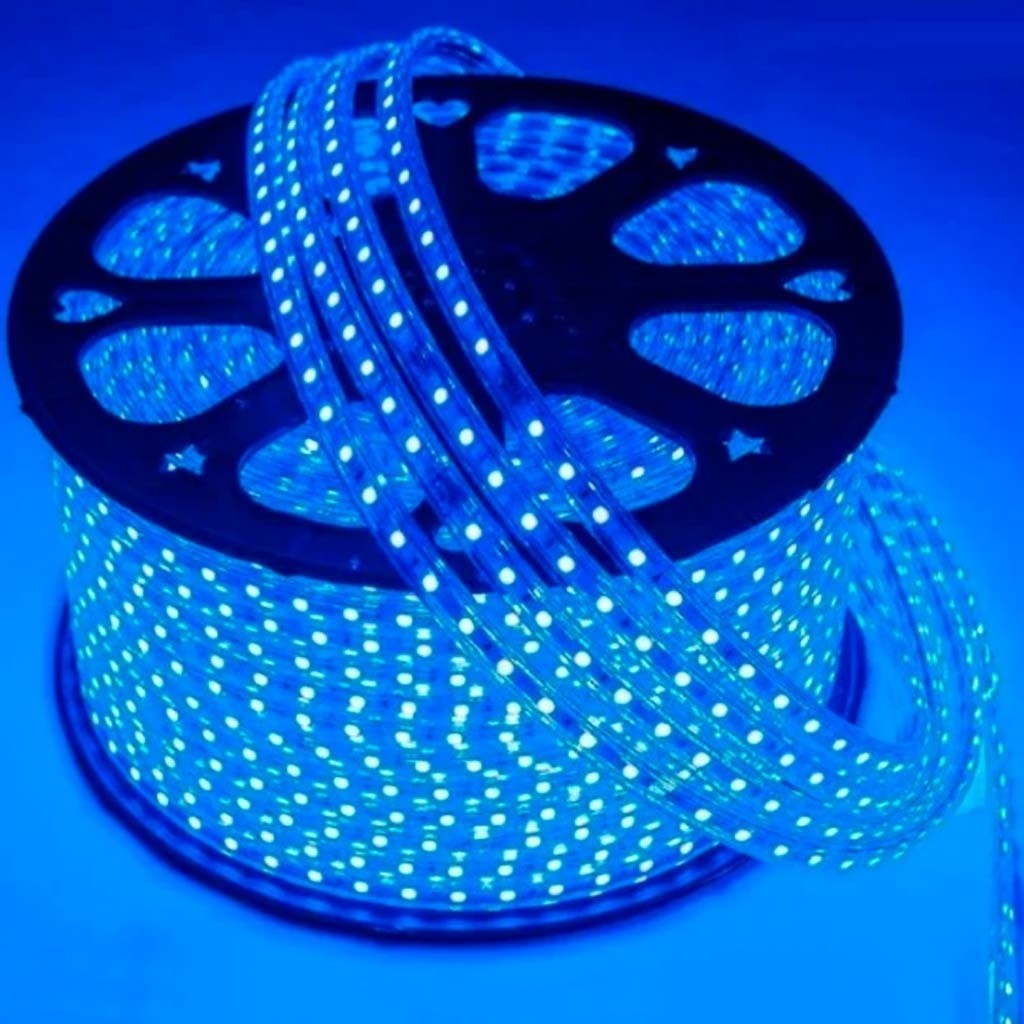 Mangueira led azul 110v + Fonte de energia 2 metros / 5 metros / 10 metros