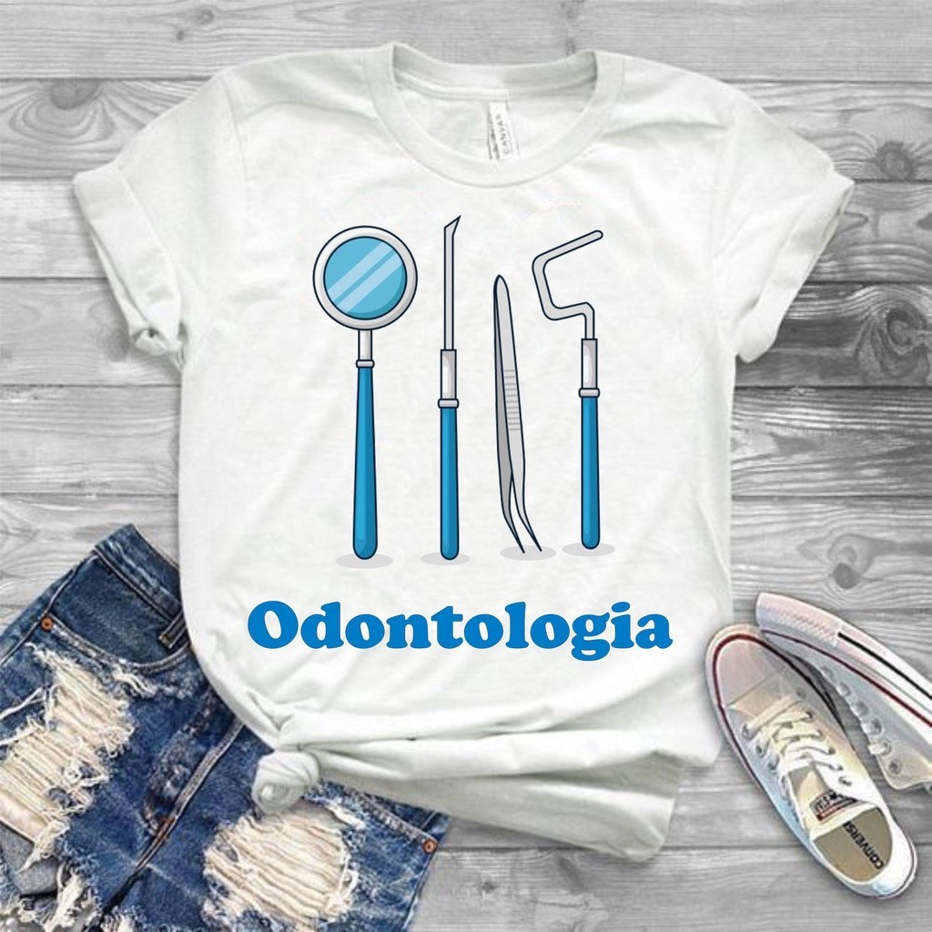 Camisa Odontologia T-shirt Blusa Camiseta 66 CP.