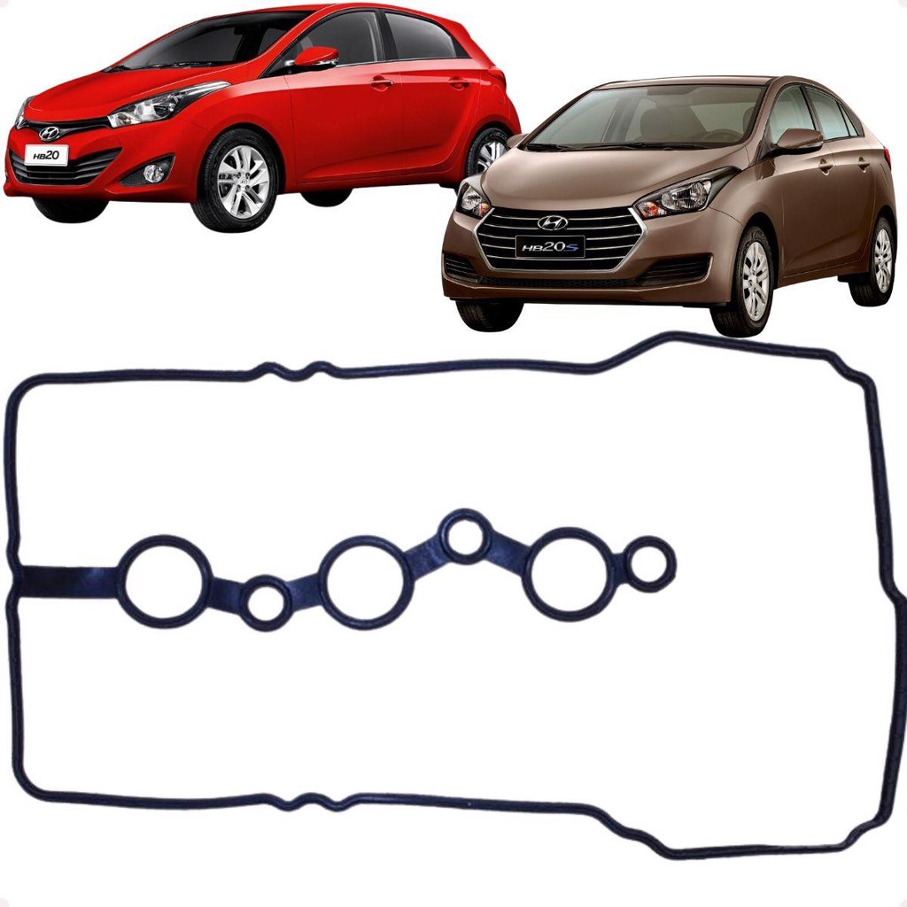 Junta Tampa Válvulas Hb20 1.0 12v 3cil Flex 2013 2014 2015 2016 2017 2018 2019 Sabó em Oferta na Shopee