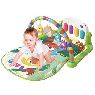 Tapete de Atividades Bebe Piano Musical Interativo Turminha Dino Verde Castela em Oferta na Shopee