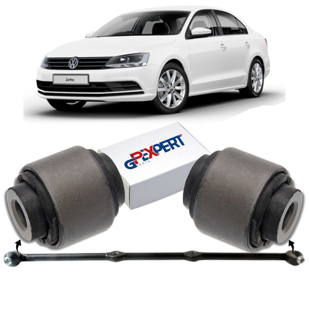 PAR BUCHA BARRA DIREÇÃO TRASEIRA DO JETTA 2.0 8V 2011 A 2017