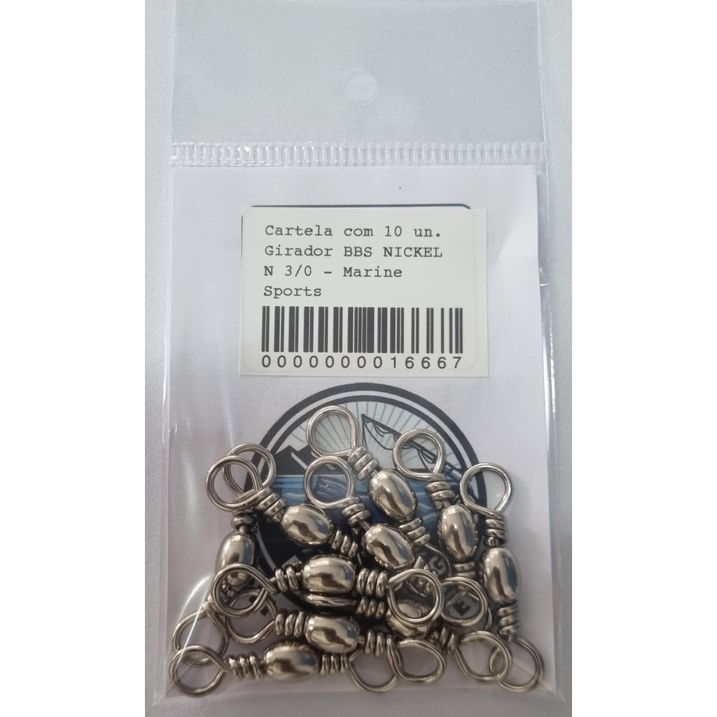 Girador BBS  NICKEL N 3/0 - Marine Sports